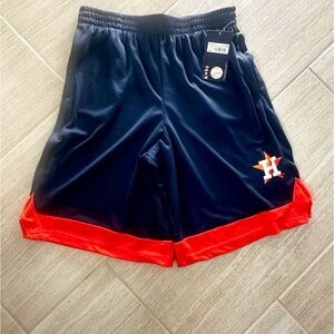 Boys Houston Astros Navy & Orange MLB Athletic Shorts - NWT - size 14/16
